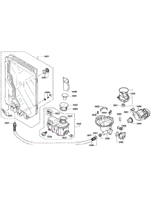 Pump Assy parts for Thermador Dishwasher DWHD651GFP/01 from AppliancePartsPros.com