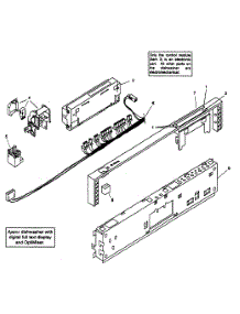 Fascia Panel parts for Bosch Dishwasher SHX99B06UC/14 from AppliancePartsPros.com