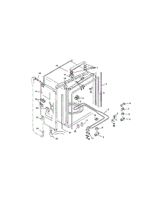 Inner Liner parts for Bosch Dishwasher SMI7056US/08 / FD 7208 from AppliancePartsPros.com