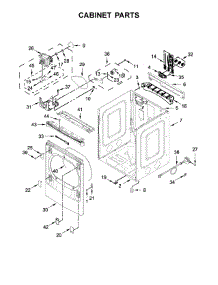 Cabinet Parts parts for Maytag Dryer YMEDB955FW1 from AppliancePartsPros.com