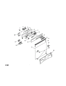 Fascia Panel And Outer Door parts for Bosch Dishwasher SMI7056US/08 / FD 7208 from AppliancePartsPros.com