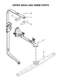 Upper Wash And Rinse Parts parts for Kitchenaid Dishwasher KDFE104HPS0 from AppliancePartsPros.com