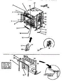 Tank Parts, All Models parts for Thermador Dishwasher WKD1700 from AppliancePartsPros.com