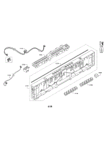 Fascia Panel / Main Switch parts for Thermador Dishwasher DWHD440MFP/02 from AppliancePartsPros.com