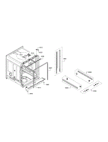 Tub parts for Thermador Dishwasher DWHD440MFP/07 from AppliancePartsPros.com
