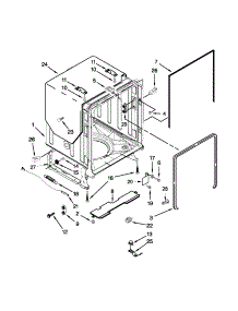 Tub And Frame Parts parts for Jenn-Air Dishwasher JDB8000AWS2 from AppliancePartsPros.com