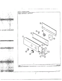 Control Panel parts for Maytag Dryer LNC7753A71 from AppliancePartsPros.com