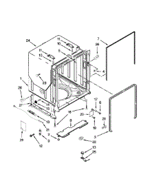 Tub And Frame Parts parts for Jenn-Air Dishwasher JDB8500AWX3 from AppliancePartsPros.com