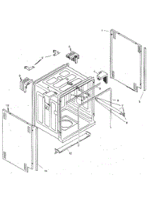 Tank Assy parts for Bosch Dishwasher SHU3306UC/06 from AppliancePartsPros.com