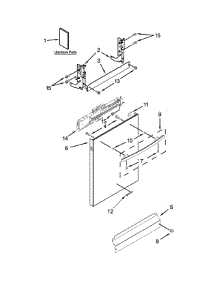 Door Panel Parts parts for Jenn-Air Dishwasher JDB8000AWB3 from AppliancePartsPros.com