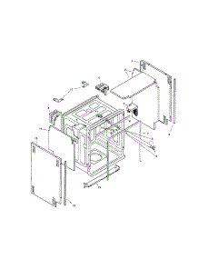 Tank Assembly parts for Bosch Dishwasher SHI6806UC/06 from AppliancePartsPros.com