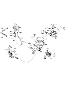 Pump Assy parts for Thermador Dishwasher DWHD630GCM/53 from AppliancePartsPros.com