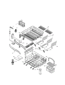 Racks parts for Bosch Dishwasher SHI6806UC/12 from AppliancePartsPros.com