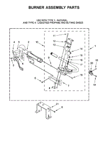 Burner Assembly Parts parts for Maytag Dryer MGDB855DC4 from AppliancePartsPros.com