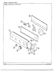 Control Panel parts for Maytag Dryer LNC-8761A71 from AppliancePartsPros.com