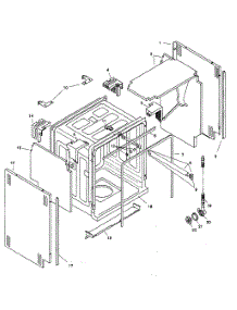 Tank Assy parts for Bosch Dishwasher SHU9956UC/12 from AppliancePartsPros.com