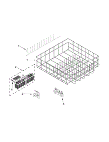 Lower Rack And Track Parts parts for Jenn-Air Dishwasher JDB9000CWB2 from AppliancePartsPros.com