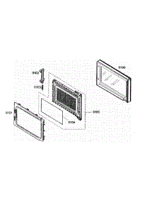 Door Assy parts for Thermador Built-In Microwave MBES01 from AppliancePartsPros.com