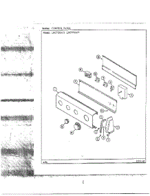 Control Panel parts for Maytag Dryer LNC7759A71 from AppliancePartsPros.com