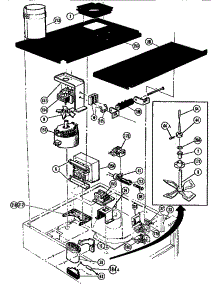 Microwave Components parts for Thermador Range/Microwave Combo CMT21 from AppliancePartsPros.com
