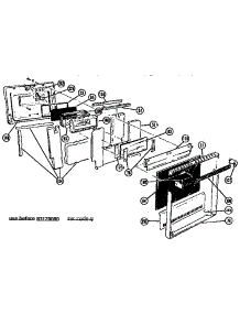 Generic Shutter Type Door parts for Thermador Range/Microwave Combo CMT21 from AppliancePartsPros.com