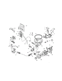 Component Assemblies parts for Bosch Dishwasher SHU8806UC/12 / FD 8105 from AppliancePartsPros.com