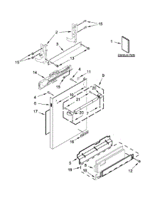 Door And Panel Parts parts for Jenn-Air Dishwasher JDB9200CWP1 from AppliancePartsPros.com