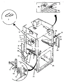 Body (Ii) parts for Thermador Range/Microwave Combo CMT231-01 from AppliancePartsPros.com