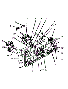 Control Panel, Rear parts for Thermador Range/Microwave Combo CMT231-01 from AppliancePartsPros.com