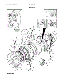 Motor / Tub parts for Electrolux Washer EFLW427UIW0 from AppliancePartsPros.com