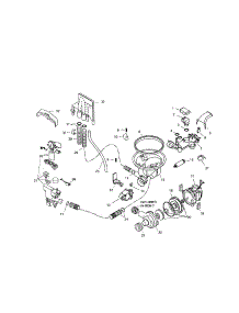 Component Assemblies parts for Bosch Dishwasher SHU8812UC/12 / FD 8105 from AppliancePartsPros.com