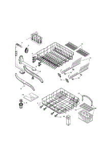 Racks parts for Bosch Dishwasher SHU9915UC/11 from AppliancePartsPros.com