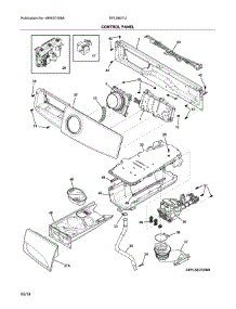 Control Panel parts for Electrolux Washer EFLS627UIW0 from AppliancePartsPros.com