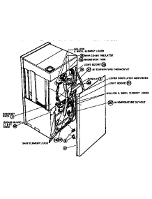 Rear View parts for Thermador Range/Microwave Combo CMT19 from AppliancePartsPros.com