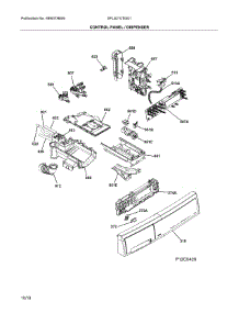 Control Panel / Dispenser parts for Electrolux Washer EFLS210TIS01 from AppliancePartsPros.com