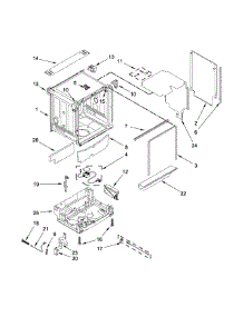 Tub And Frame Parts parts for Jenn-Air Dishwasher JDB9600CWS0 from AppliancePartsPros.com