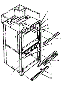 Front Trim parts for Thermador Range/Microwave Combo CMT127 from AppliancePartsPros.com