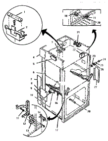 Body parts for Thermador Range/Microwave Combo CMT127 from AppliancePartsPros.com