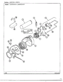 Motor And Drive parts for Maytag Dryer LNC-8753A77 from AppliancePartsPros.com