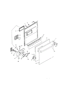Door Assembly parts for Bosch Dishwasher SHU9925UC/12 from AppliancePartsPros.com