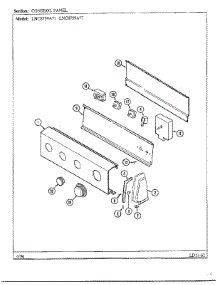 Control Panel parts for Maytag Dryer LNC-8759A71 from AppliancePartsPros.com