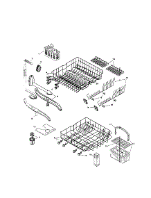 Racks parts for Bosch Dishwasher SHU9925UC/12 from AppliancePartsPros.com