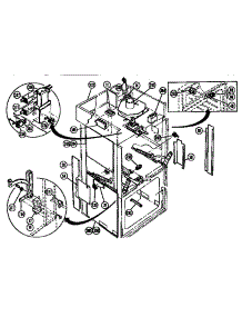 Switches And Additional Parts parts for Thermador Range/Microwave Combo CMT21 SVC CODE J from AppliancePartsPros.com