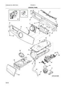 Control Panel parts for Electrolux Washer EFLS527UIW0 from AppliancePartsPros.com