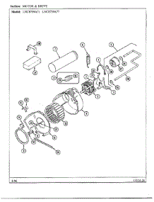 Motor And Drive parts for Maytag Dryer LNC-8759A71 from AppliancePartsPros.com