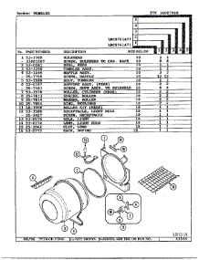 Tumbler parts for Maytag Dryer LNC-8761A77 from AppliancePartsPros.com