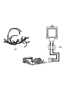 Wiring parts for Thermador Built-In Microwave MCEB01 from AppliancePartsPros.com