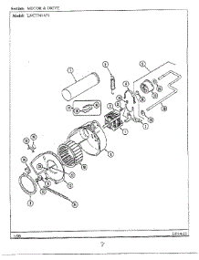 Motor / Drive parts for Maytag Dryer LNC7741A71 from AppliancePartsPros.com