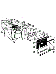 Cmt2bg-Sd Shutterless Door For Microwave Oven parts for Thermador Range/Microwave Combo CMT19 SVC CODE G from AppliancePartsPros.com