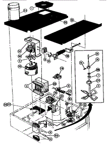 Microwave Internal parts for Thermador Range/Microwave Combo CMT19 SVC CODE G from AppliancePartsPros.com